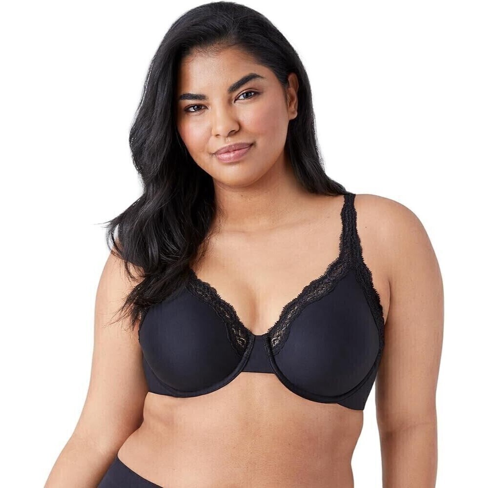 Wacoal Lace Impression Black Underwire Bra 855257‎ 42D